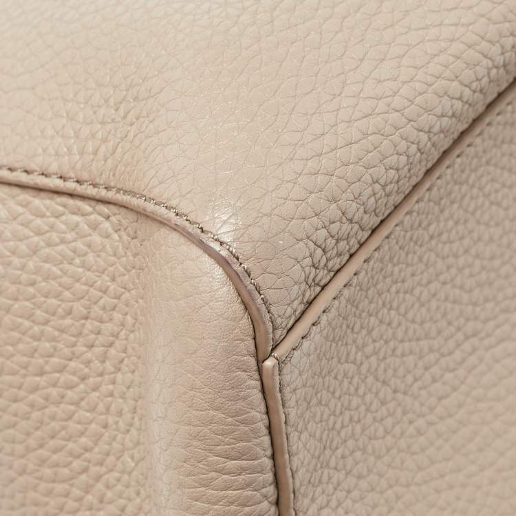 Pre Owned  Tory Burch Grey Leather Tassel Backpack