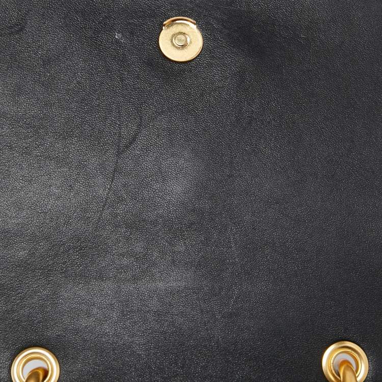 Pre Owned Tory Burch Black Leather Mini Alexa Crossbody Bag