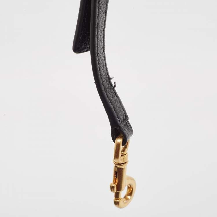 Pre Owned Tory Burch Black Leather Small Britten Satchel