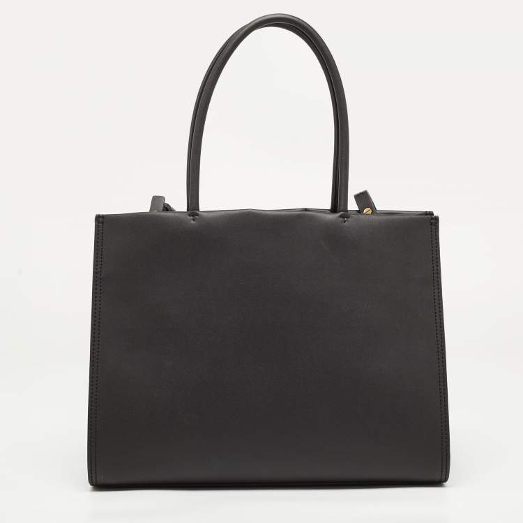 مملوكة مسبقًا Tory Burch Black Bio Fabric Small Ella Tote