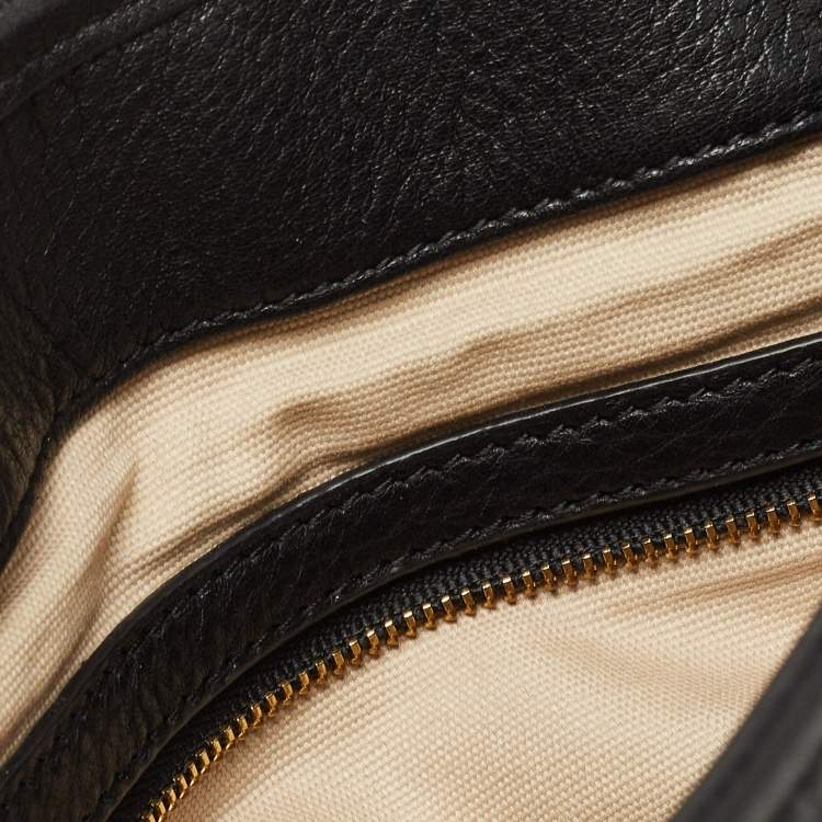 Pre Owned Tory Burch Black Leather Amanda Shoulder Bag