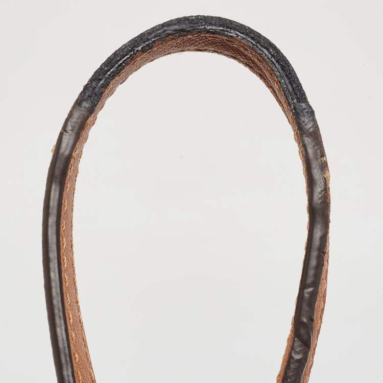 Pre Owned Tory Burch Brown Leather Large York Buckle Shopper Tote