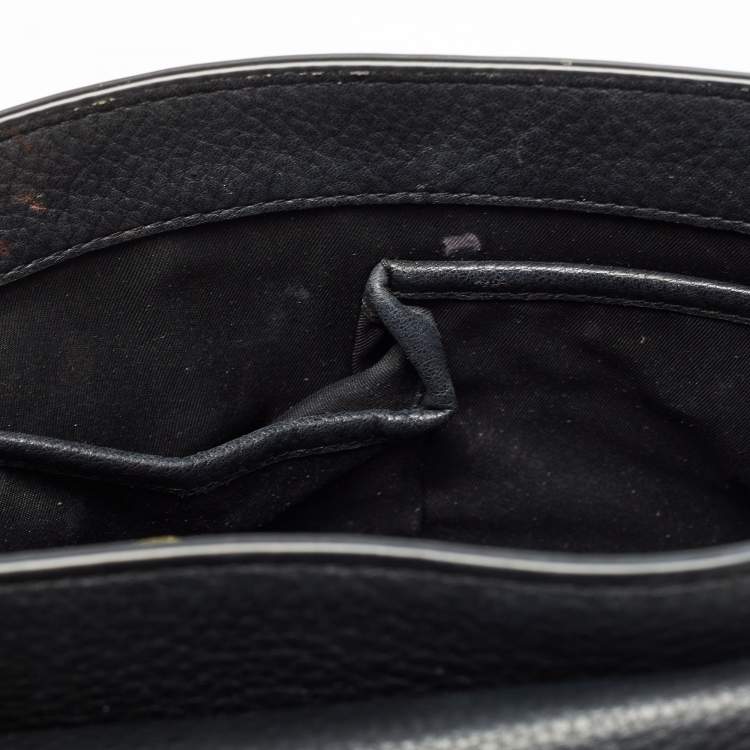 Pre Owned Tory Burch Black Leather Chelsea Shoulder Bag