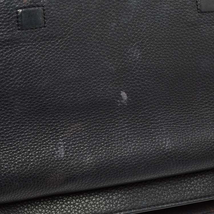 Pre Owned Tory Burch Black Leather Chelsea Shoulder Bag