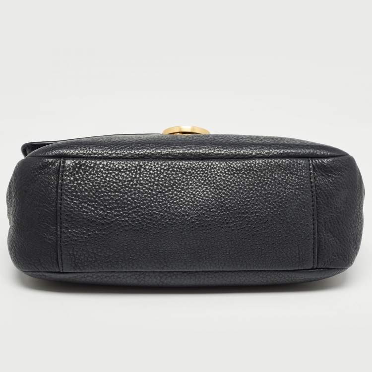 Pre Owned Tory Burch Black Leather Chelsea Shoulder Bag