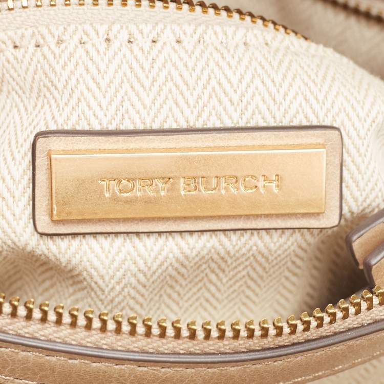 Pre Owned Tory Burch Multicolor Quilted Glazed Leather Willa Shoulder Bag