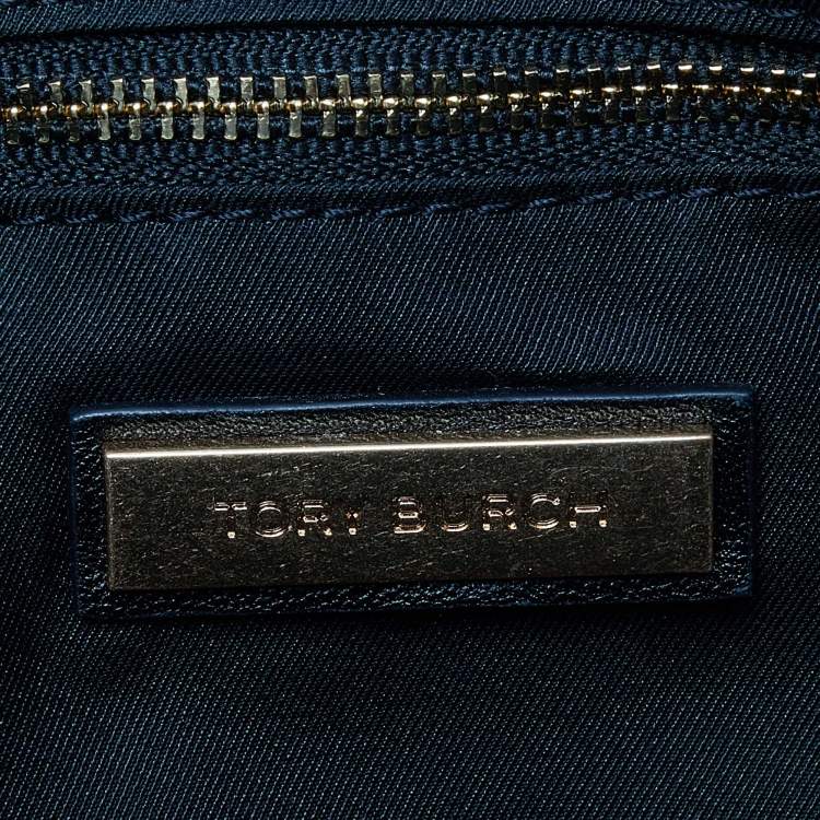 مملوكة مسبقًا Tory Burch Black Quilted Leather Fleming Shoulder Bag