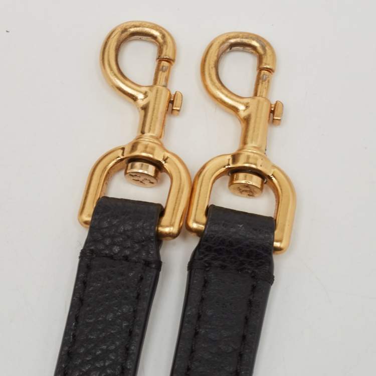 Pre Owned Tory Burch Black Leather Walker Tote