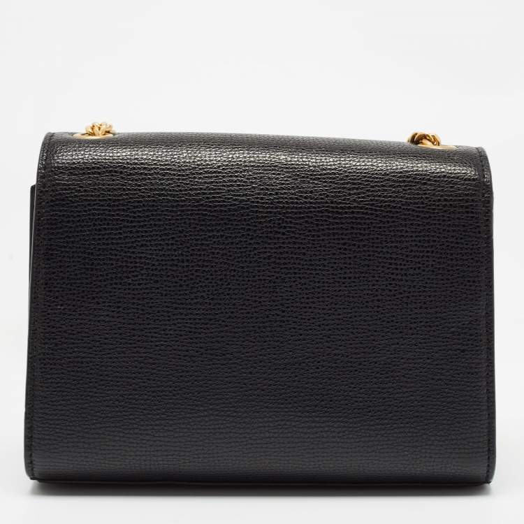 Pre Owned Tory Burch Black Leather Kira Crossbody Bag