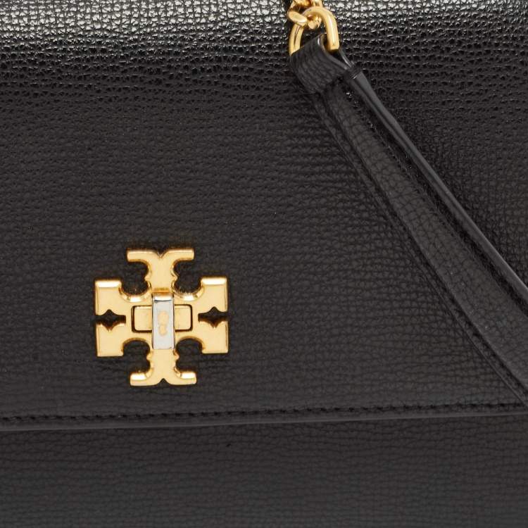 Pre Owned Tory Burch Black Leather Kira Crossbody Bag
