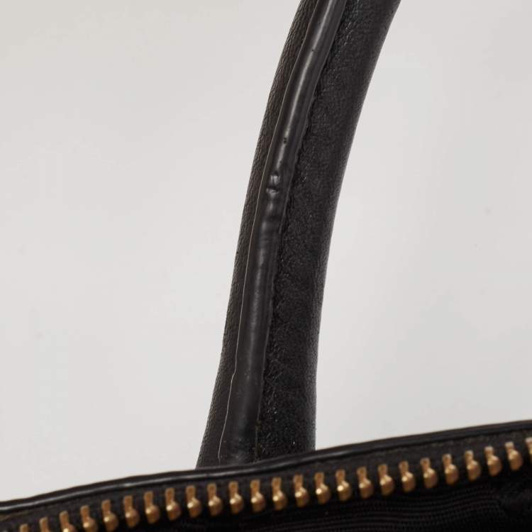 Pre Owned Tory Burch Black Leather Clara Satchel