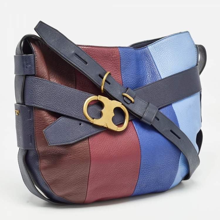 مملوكة مسبقًا Tory Burch Multicolor Leather Gemini Hobo