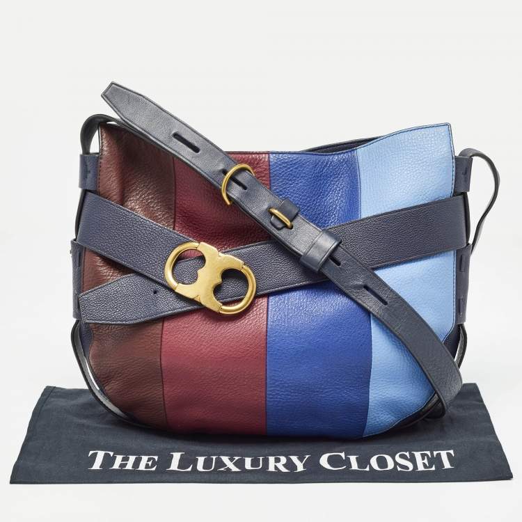 مملوكة مسبقًا Tory Burch Multicolor Leather Gemini Hobo
