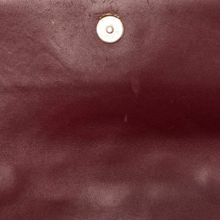 Pre Owned Tory Burch Red Leather Small Fleming Shoulder Bag