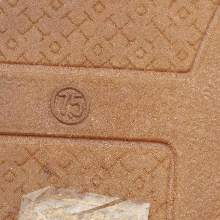 مملوكة مسبقًا Tory Burch Multicolor Denim and Leather Espadrille Flats Size 37.5