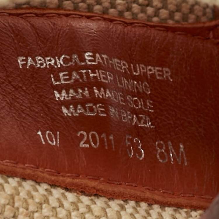 Pre Owned Tory Burch Orange Leather T-Strap Flat Sandals Size 38
