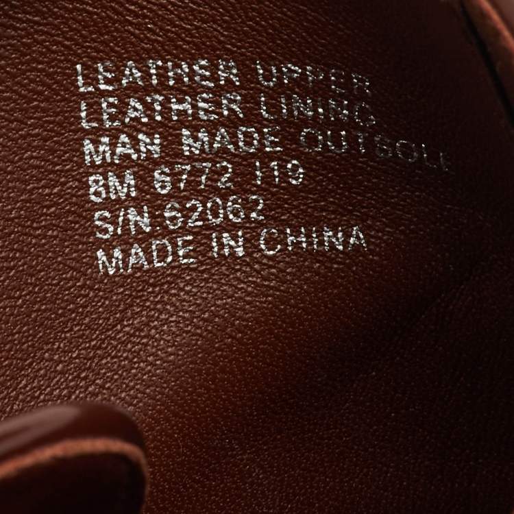 Pre Owned Tory Burch Brown Leather Kira Ankle Length Boots Size 38