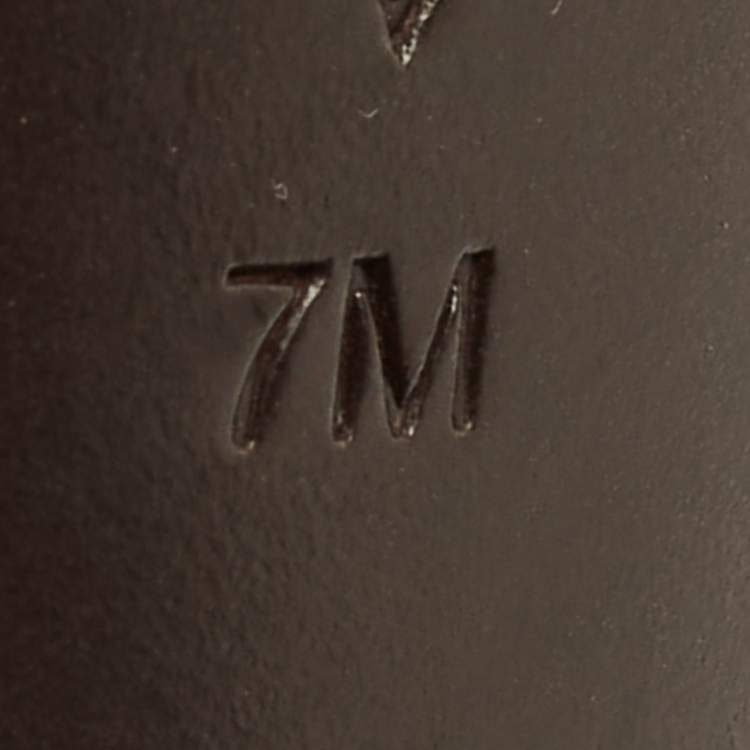 Pre Owned Tory Burch Size 37 Brown/Beige Leopard Print Calf Hair Block Heel Pumps