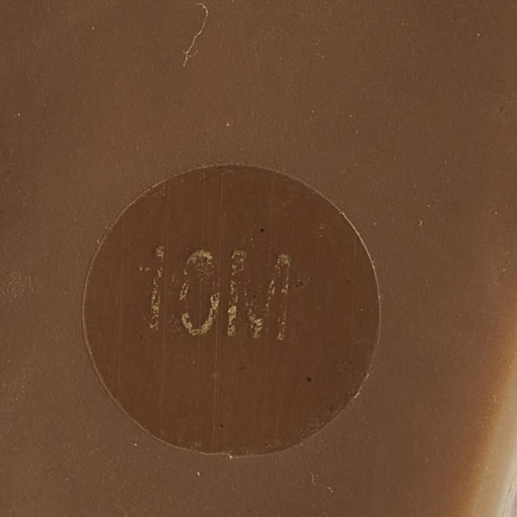 Pre Owned Tory Burch Size 40 Black Leather Wedge Pumps