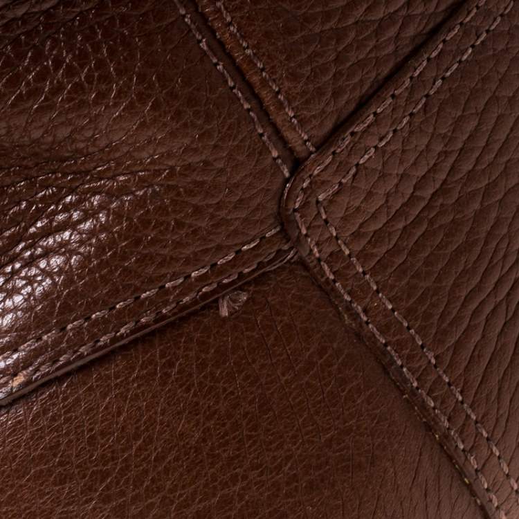 مملوكة مسبقًا Tory Burch Brown Leather Knee Length Boots Size 37.5