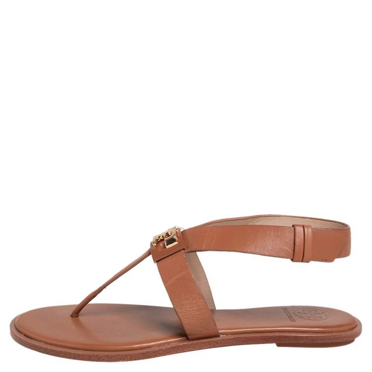 Tory Burch Brown Leather Thong Sandals Size  Tory Burch | TLC