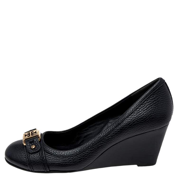 Tory burch cheap black pumps