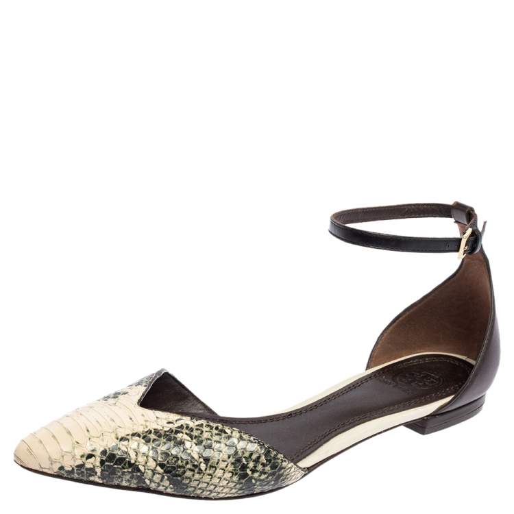 tory burch metal toe t strap pump