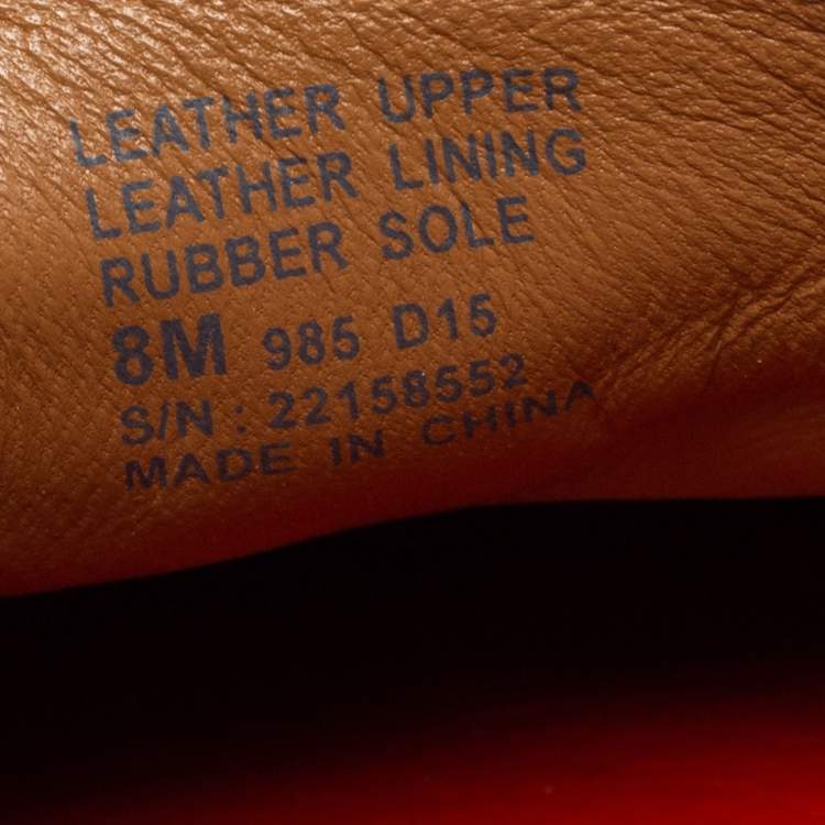 Pre Owned Tory Burch Brown Leather Bow Slip On Loafers Size 38.5