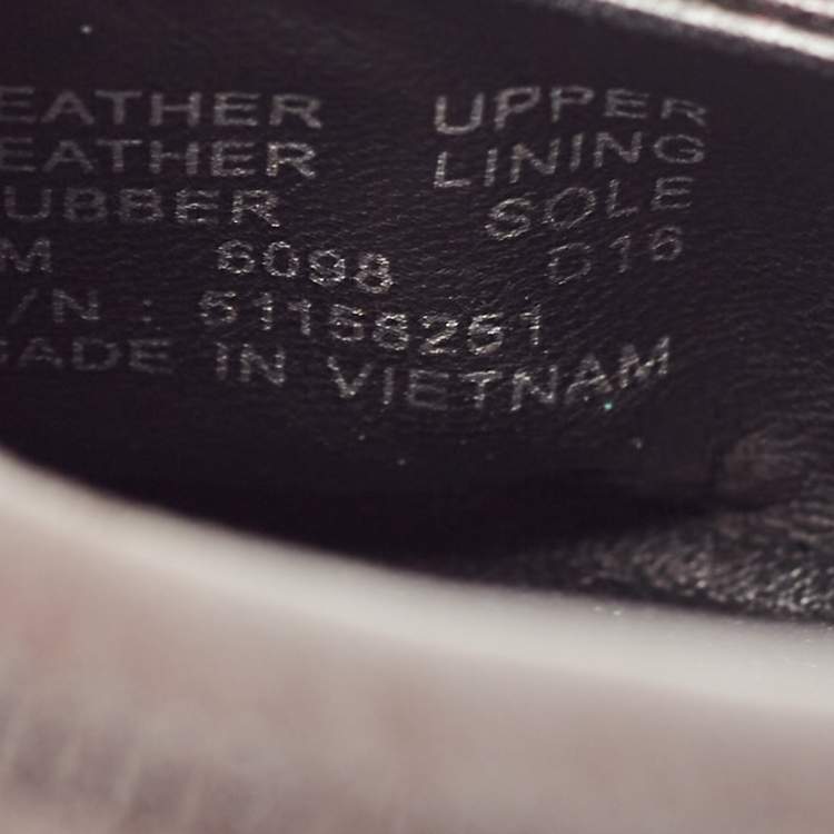 مملوكة مسبقًا Tory Burch Black Leather Minnie Ballet Flats Size 36