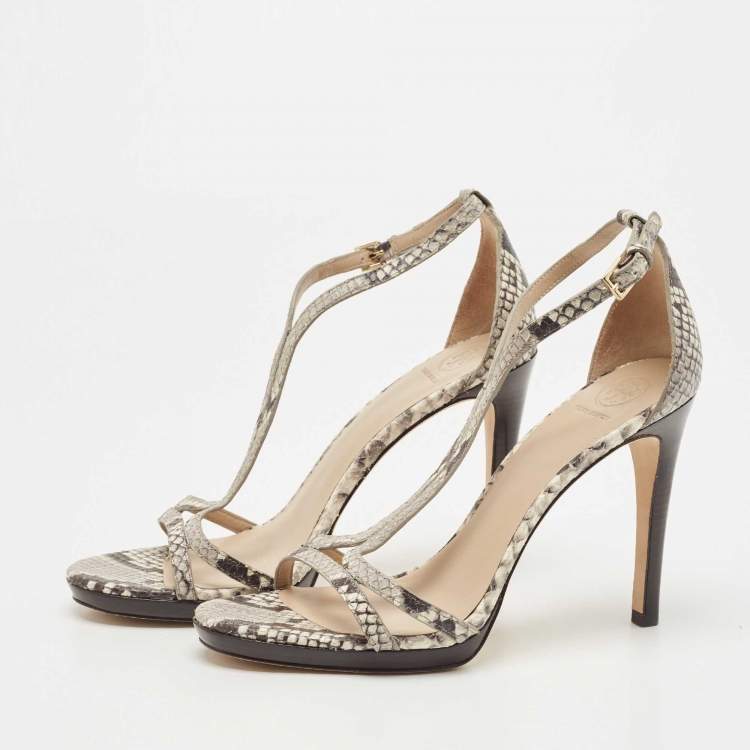 Tory burch python outlet sandals