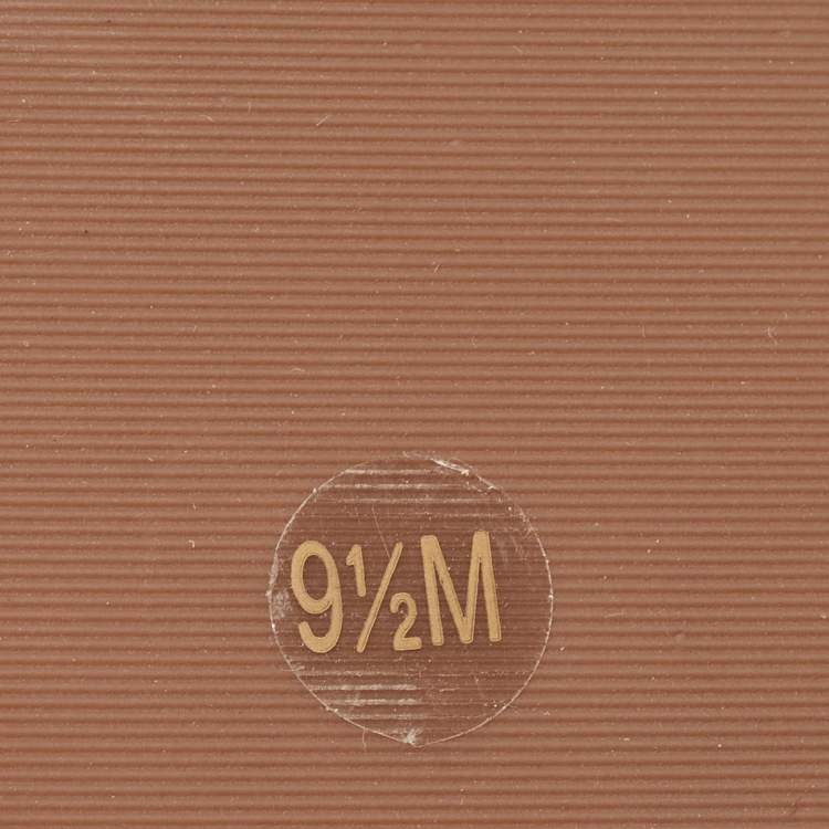 مملوكة مسبقًا Tory Burch Pink Leather Enamel Logo Miller Thong Flats Size 40