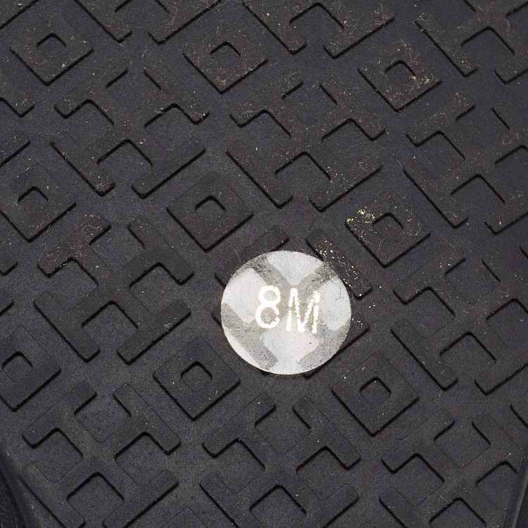 مملوكة مسبقًا Tory Burch Black  Leather Luisa Micro Ballet Flats Size 38.5