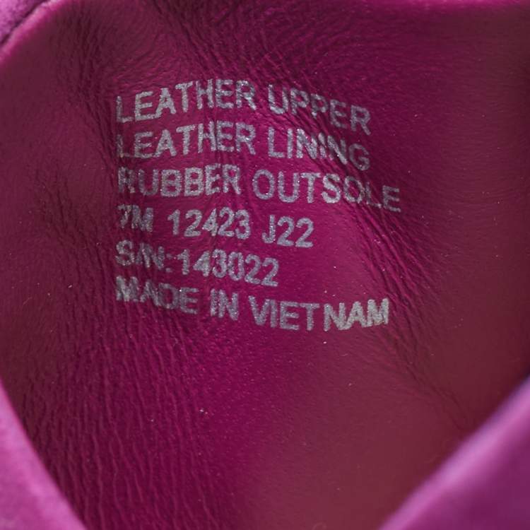 Pre Owned Tory Burch Purple Suede Espadrille Flats Size 37.5