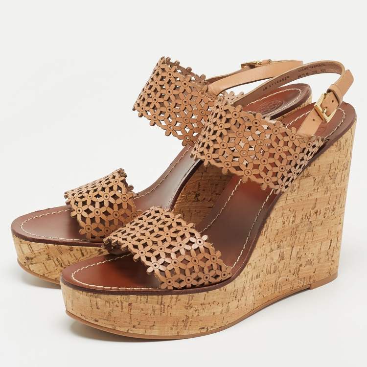 Tory burch discount daisy wedge