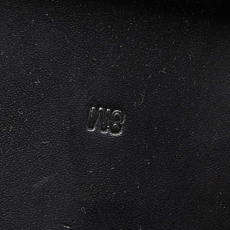 Pre Owned Tory Burch Black Leather Knee Length Boots Size 38.5