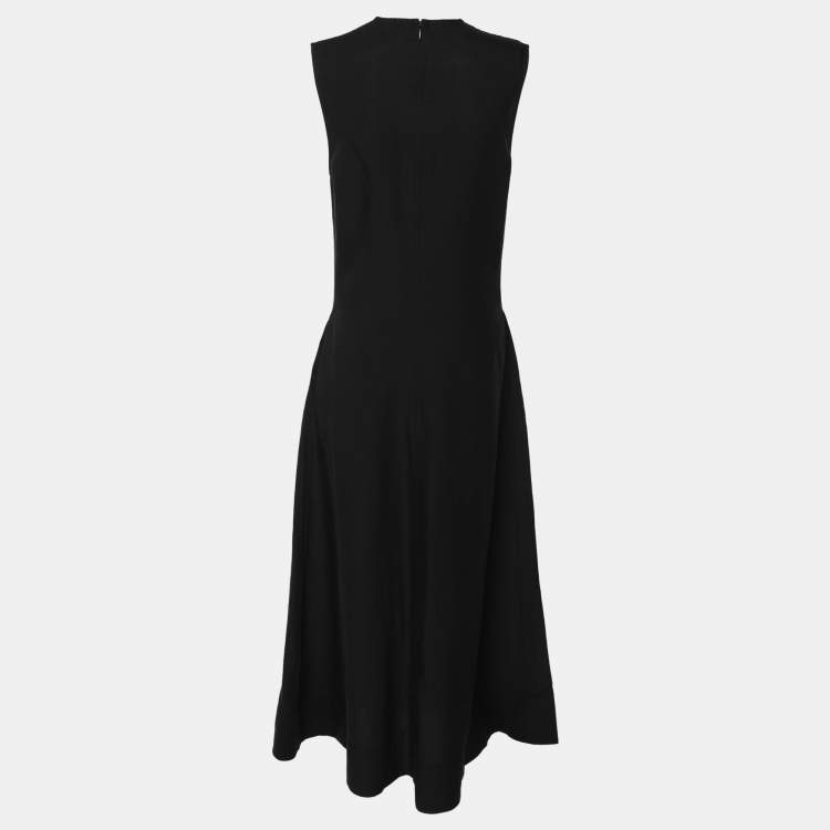 Pre Owned Toteme Black Lyocell Blend Sleeveless Long Dress XS