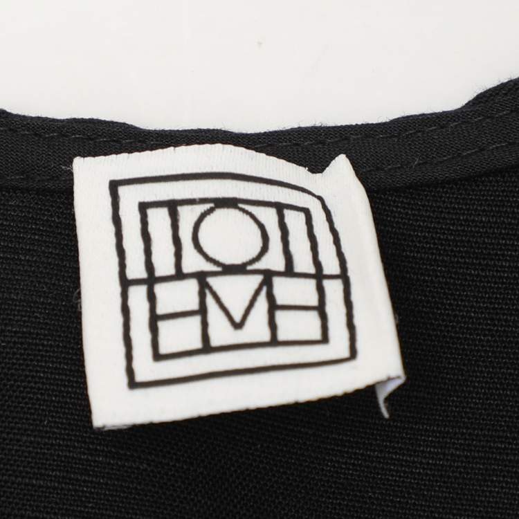 Pre Owned Toteme Black Lyocell Blend Sleeveless Long Dress XS