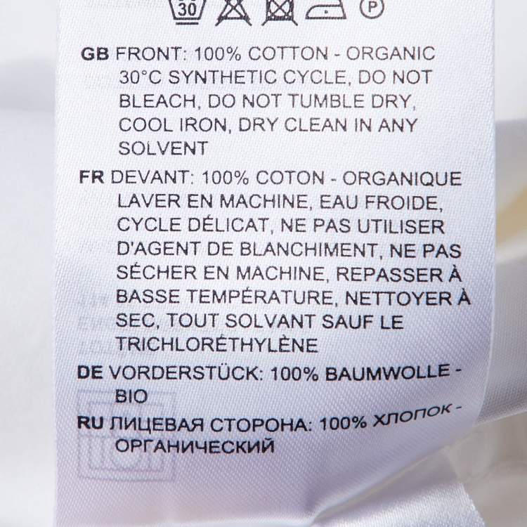 Pre Owned Toteme White Cotton Cargo Trousers XL