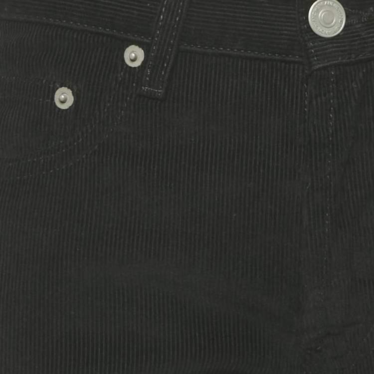 Pre Owned Sandro Black Corduroy Skinny Jeans M/Waist 29" 