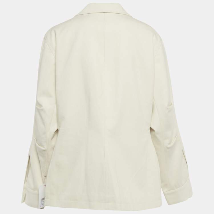 Pre Owned Toteme Ecru Cotton Army Jacket XS 