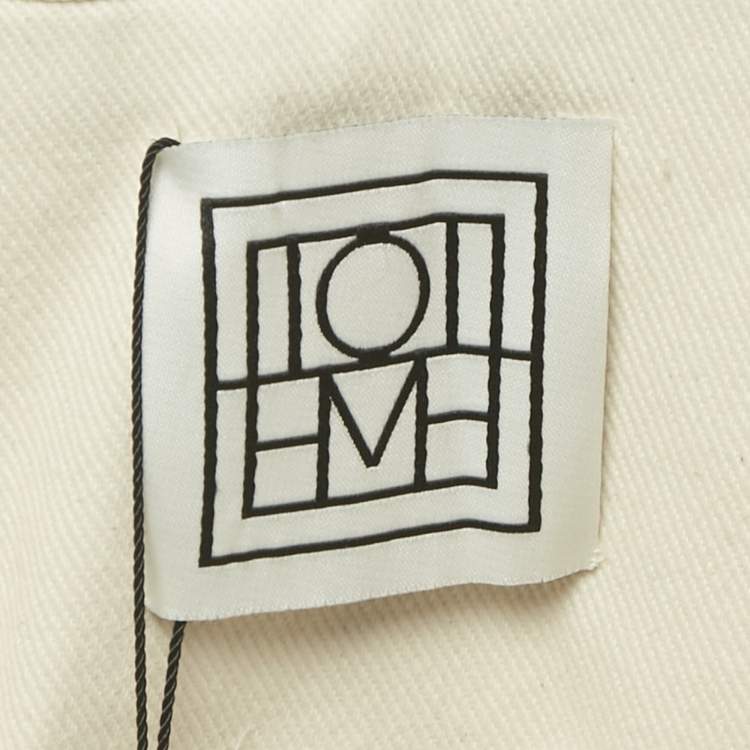 Pre Owned Toteme Ecru Cotton Army Jacket XS 