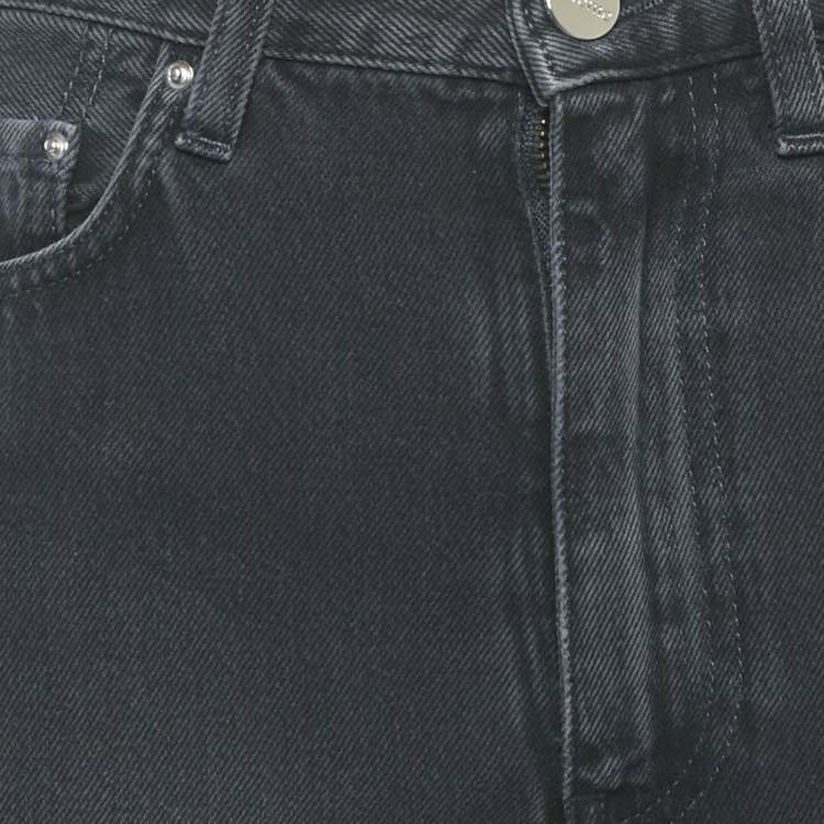 Pre Owned Toteme Vintage Black Denim Regular Fit Jeans 26 Waist 28" 