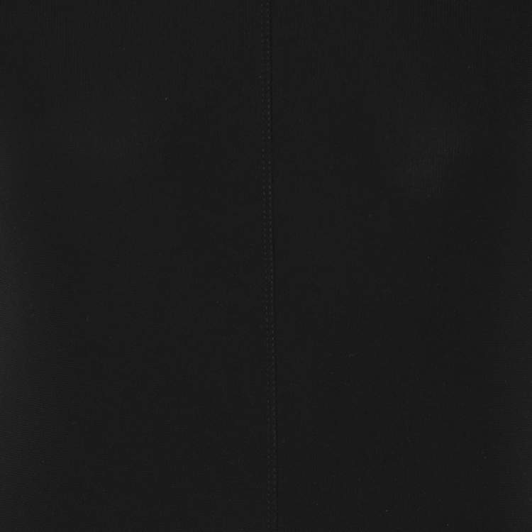 Pre Owned Toteme Black Fluid Jersey Short Sleeves Flared Maxi Dress XS