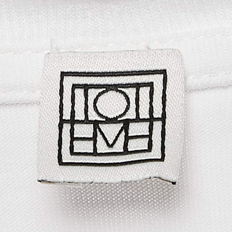 Pre Owned Toteme White Jersey Crewneck Tank Top M