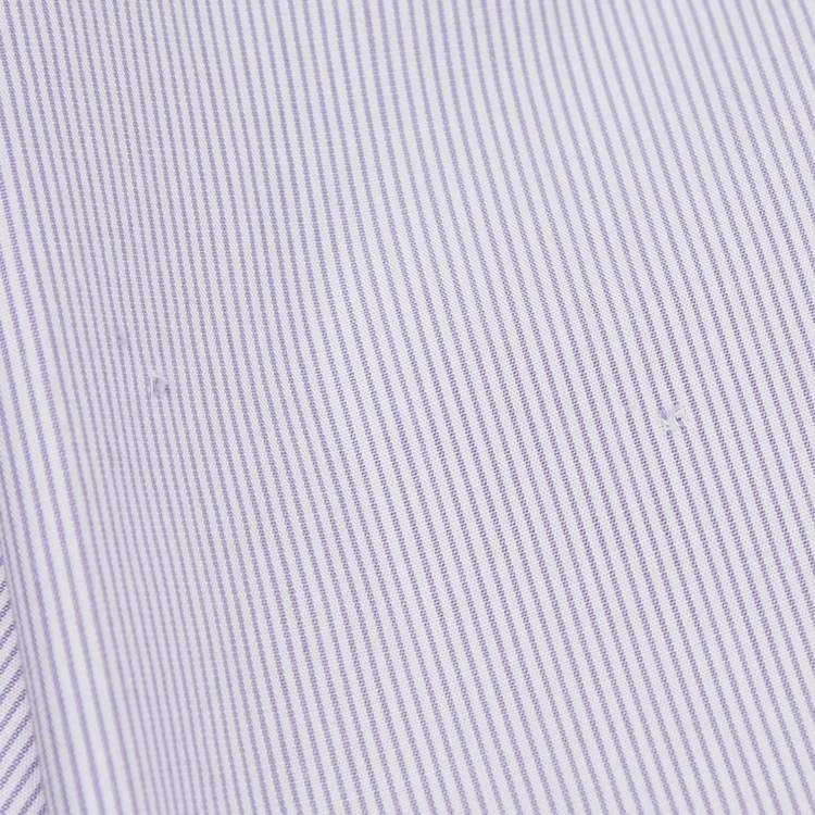 Pre Owned Toteme Purple Pinstripe Cotton Long Sleeve Shirt M