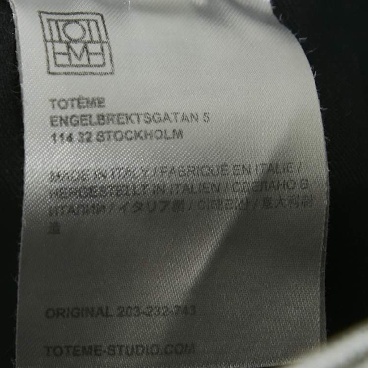 Pre Owned Toteme Grey Denim Jeans S