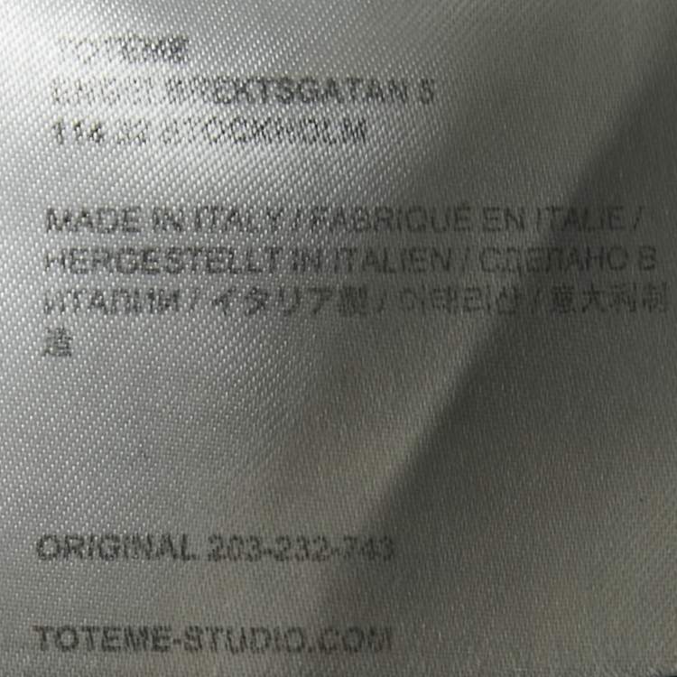Pre Owned Toteme Grey Denim Jeans S