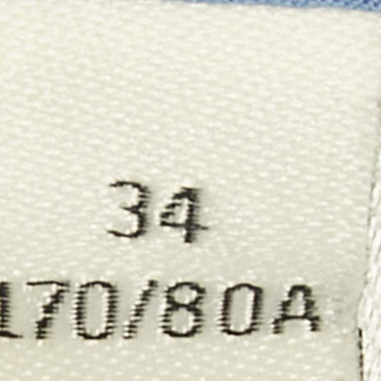 Pre Owned Toteme Blue Cotton Kimono Sleeve Shirt XS 