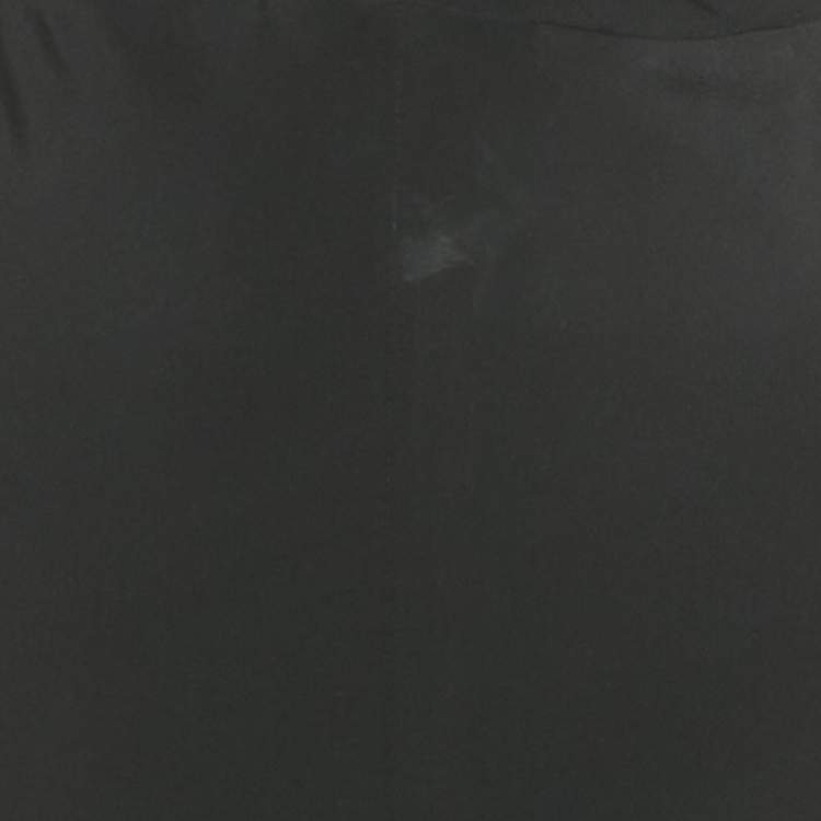 Pre Owned Toteme Black Silk Gathered Halter Neck Maxi Dress S