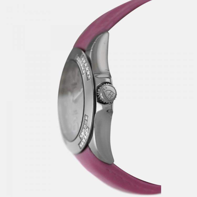 Pre Owned Tudor Prince Date 79440P Automatic Purple Stainless Steel Women’s Wristwatch 39 mm